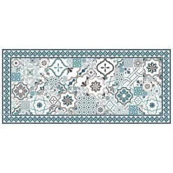 Tapis Vinyle Mosaïque multicolore Boîte 50x112