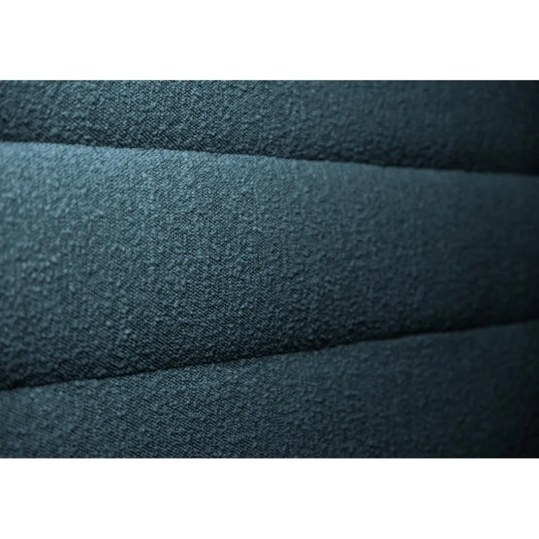 Tete de lit Lignes Bouclette Bleue