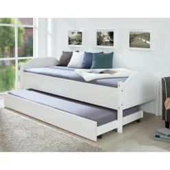 Tiroir de lit blanc à roulettes Umea weiss 200