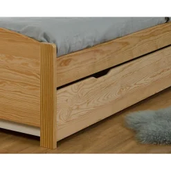 Tiroir de lit MELBOURNE naturel 90x200 Compatible avec gamme OPALE