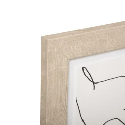 Toile Imprimé et Cadre Visage Visage de profil 50 x 70