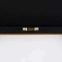 Toile imprimée encadrée Lacey vert