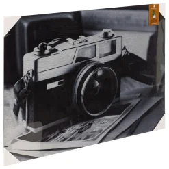 Toile imprimée Nuno Noir et blanc