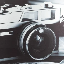 Toile imprimée Nuno Noir et blanc