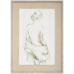 Toile imprimée Portrait encadrée 73 x 53 cm