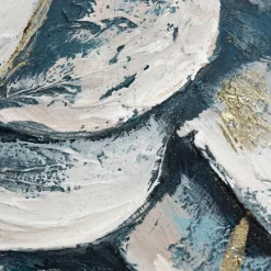 Toile peinte encadrée