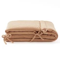 Tour de lit en gaze de coton CAMEL