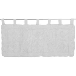 Tête de lit en boutis uni coton - Blanc