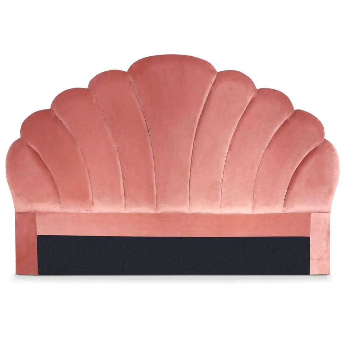 Tête de lit Mermaid 160 cm Velours Rose