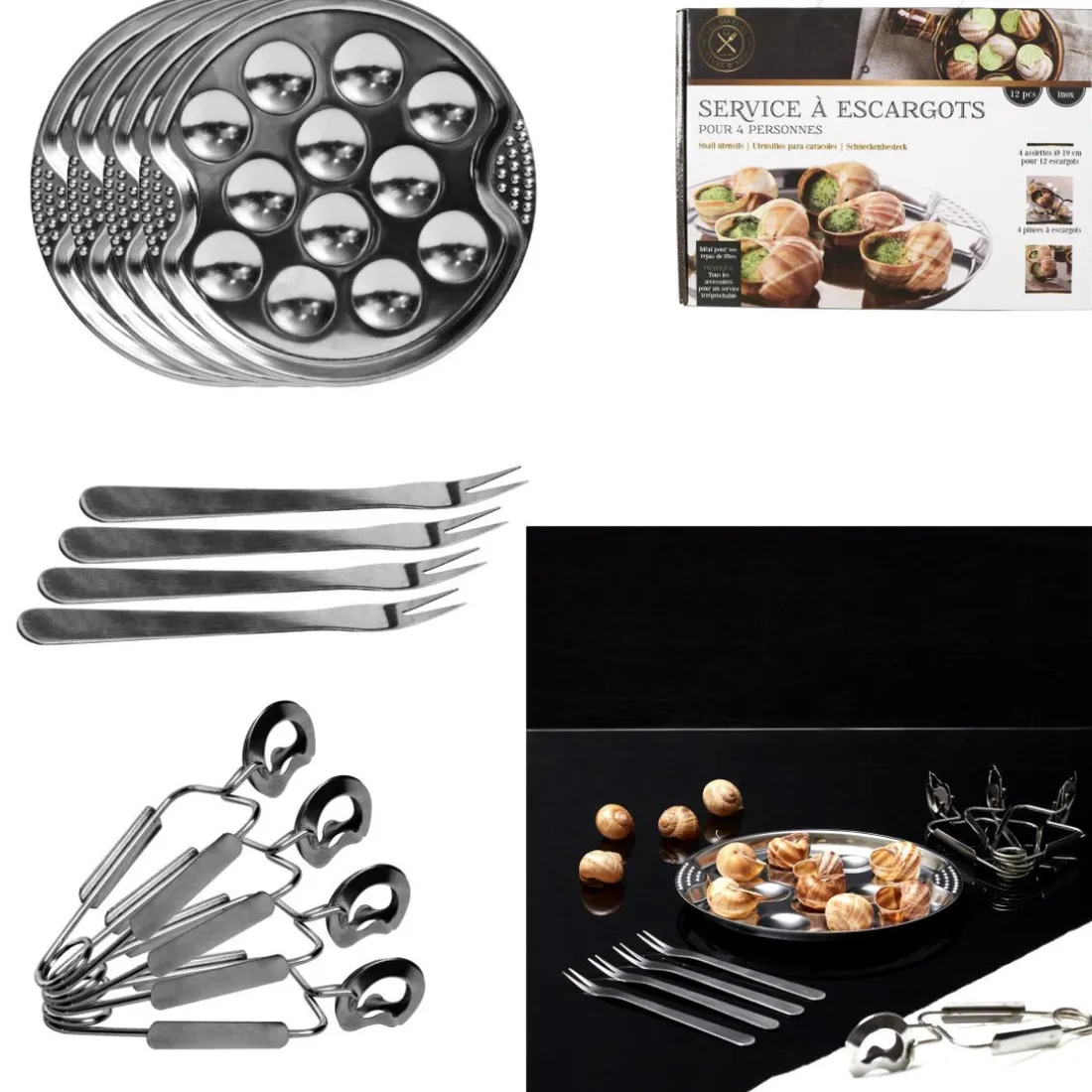 Ustensile À Escargots X12 M12