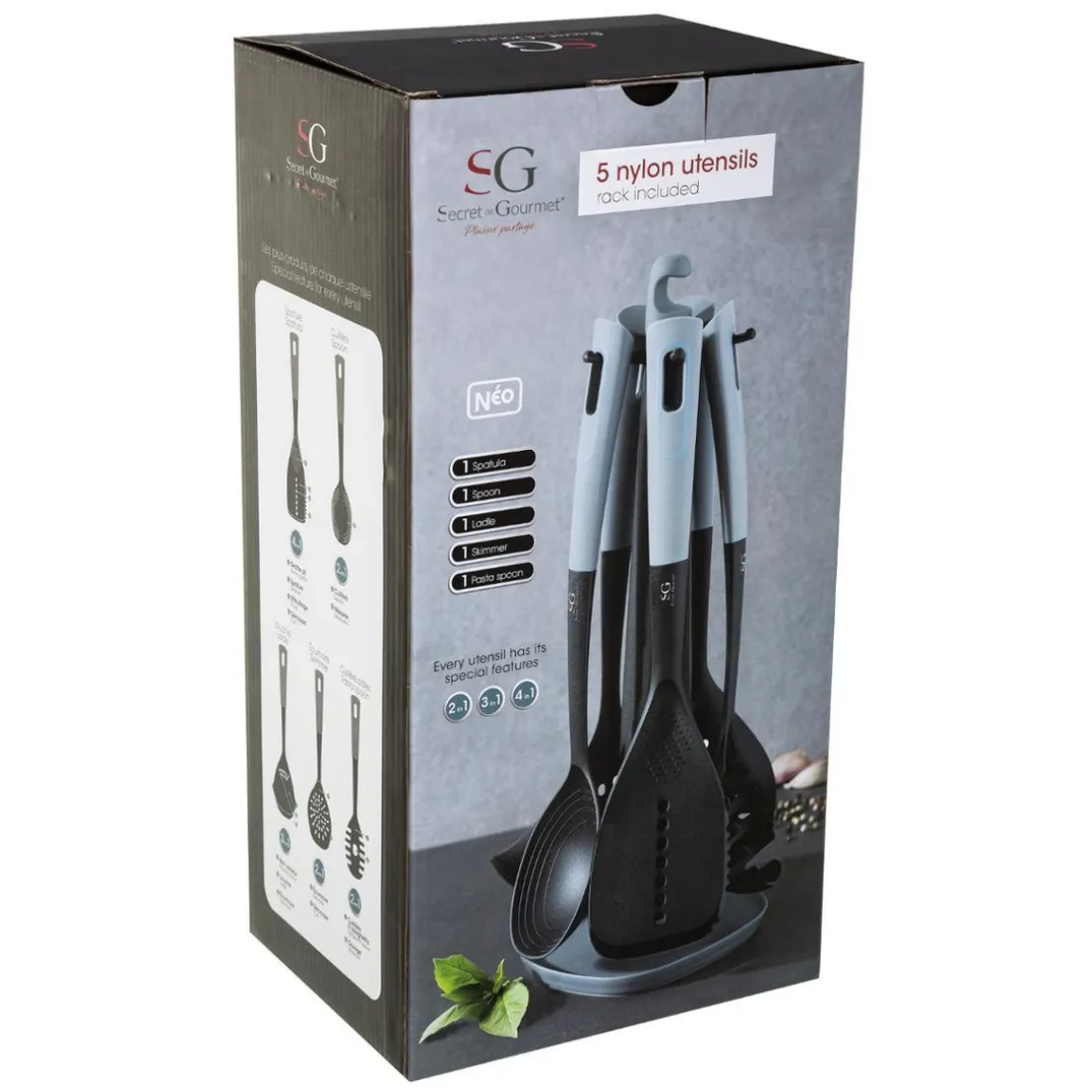 Ustensile Multi x 5 + Support Néo