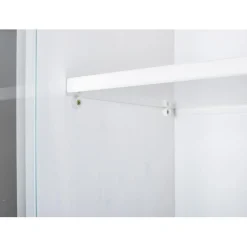 Vaisselier 4 portes en bois Massif Blanc