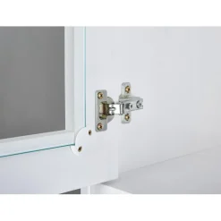 Vaisselier 4 portes en bois Massif Blanc