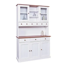 Vaisselier 5 portes en Pin Massif