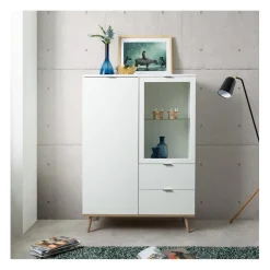 Vaisselier avec 2 Portes et 2 Tiroirs COPENHAGUE