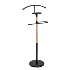 Valet de chambre bois et métal h112 cm