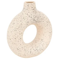 Vase céramique Florie Blanc et Noir