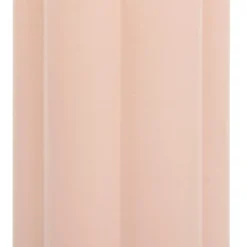 Vase céramique forme fleur H28cm rose clair