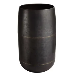 Vase en Acier couleur Bronze cuivré JOHAN