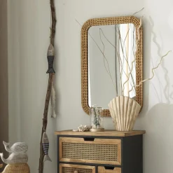 Vase en bois QUICO en forme coquillage