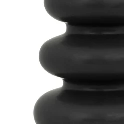 Vase en céramique noir clothilde