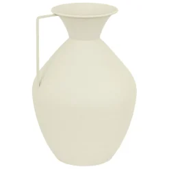 Vase métal Sylvain blanc