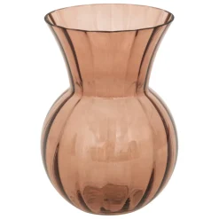 Vase verre boule Alais Terracotta