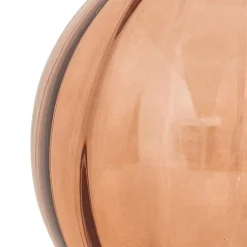 Vase verre boule Alais Terracotta