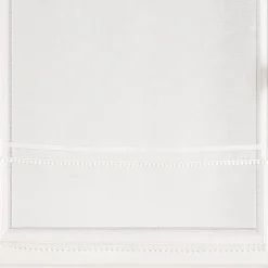 Vd paire etamine parement rubans bas ALBA - blanc