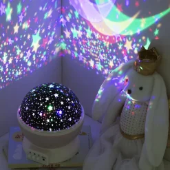 Veilleuse Projo Rotative Grise