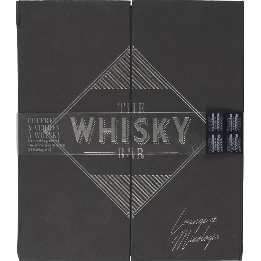 Verre A Whisky X4 En Coffret