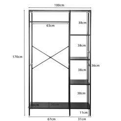 Vestiaire Entrée Industriel Penderie Porte Manteau