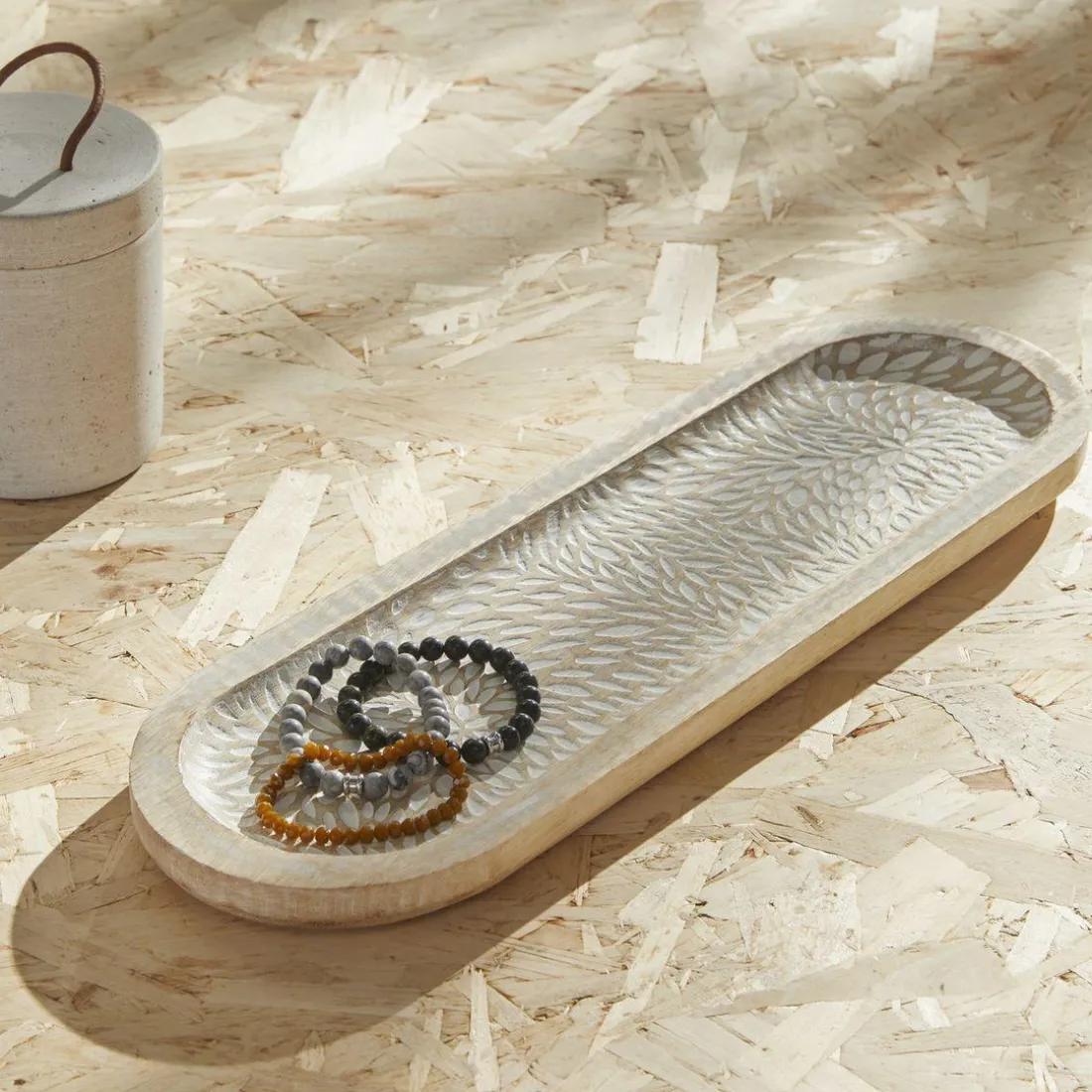 Vide poche bois de manguier FACTORY