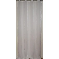 Voilage en Étamine Jacquard Blanc 140X260 cm LUMIERE