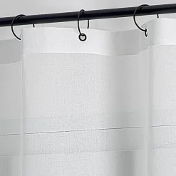 Voilage Etamine Unie Blanc
